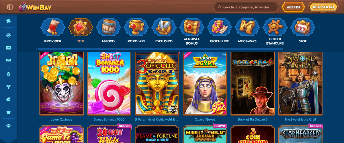 Winbay casino online stranieri sicuri